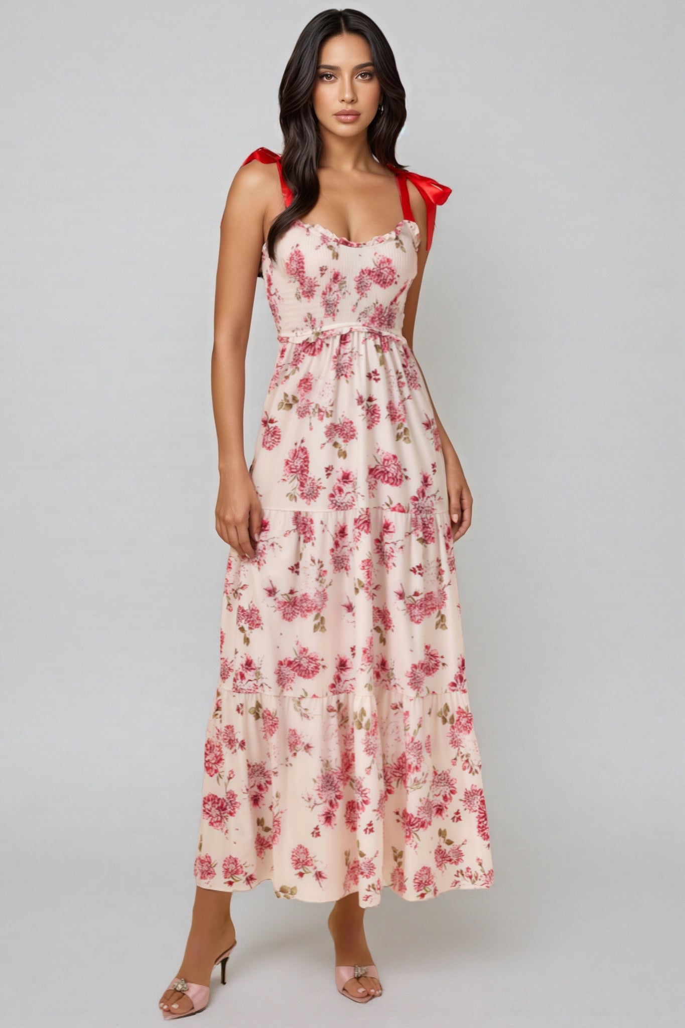 Barbsd Red Maxi Dress