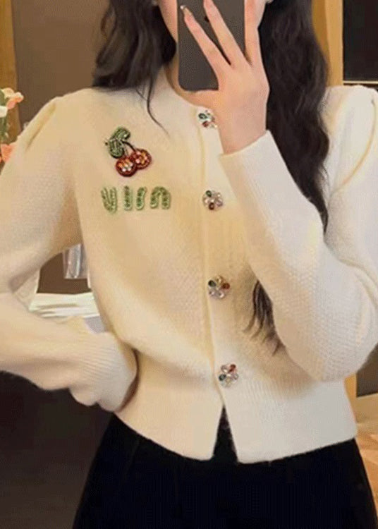 New Red O Neck Button Knit Cardigan Spring Yy013
