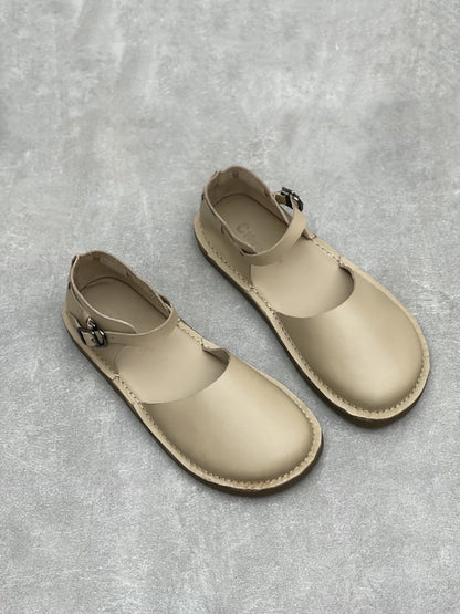 Leather Flat Summer Genuine Sandals