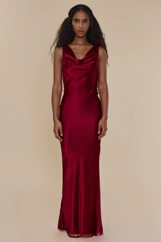 Backless Evening Maxi Dress