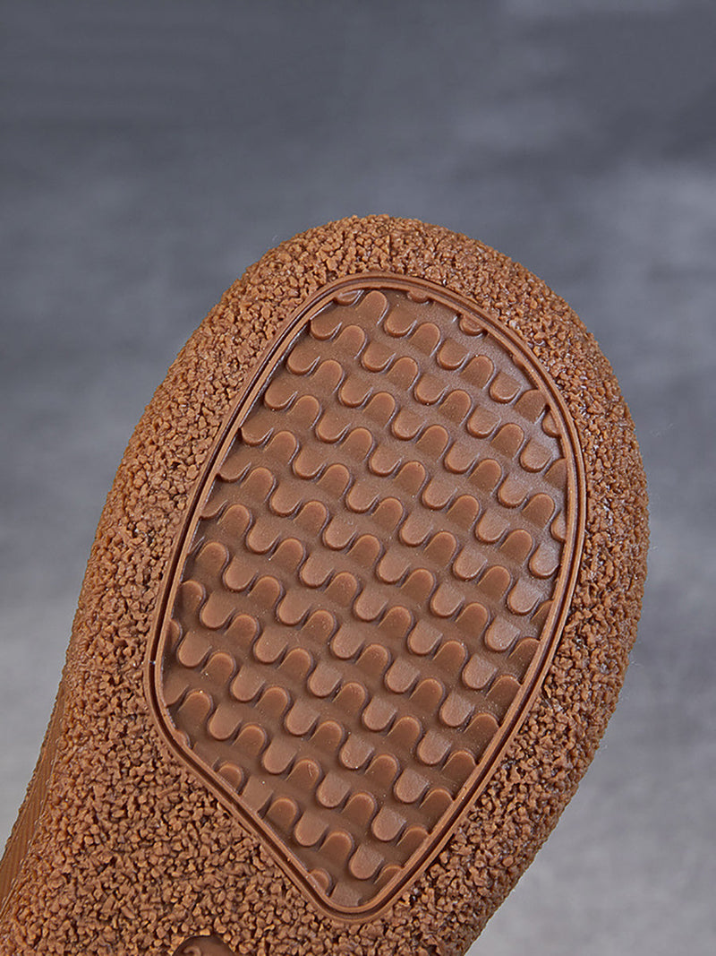 Summer Cutout Leather Flat Sandals Sc1007