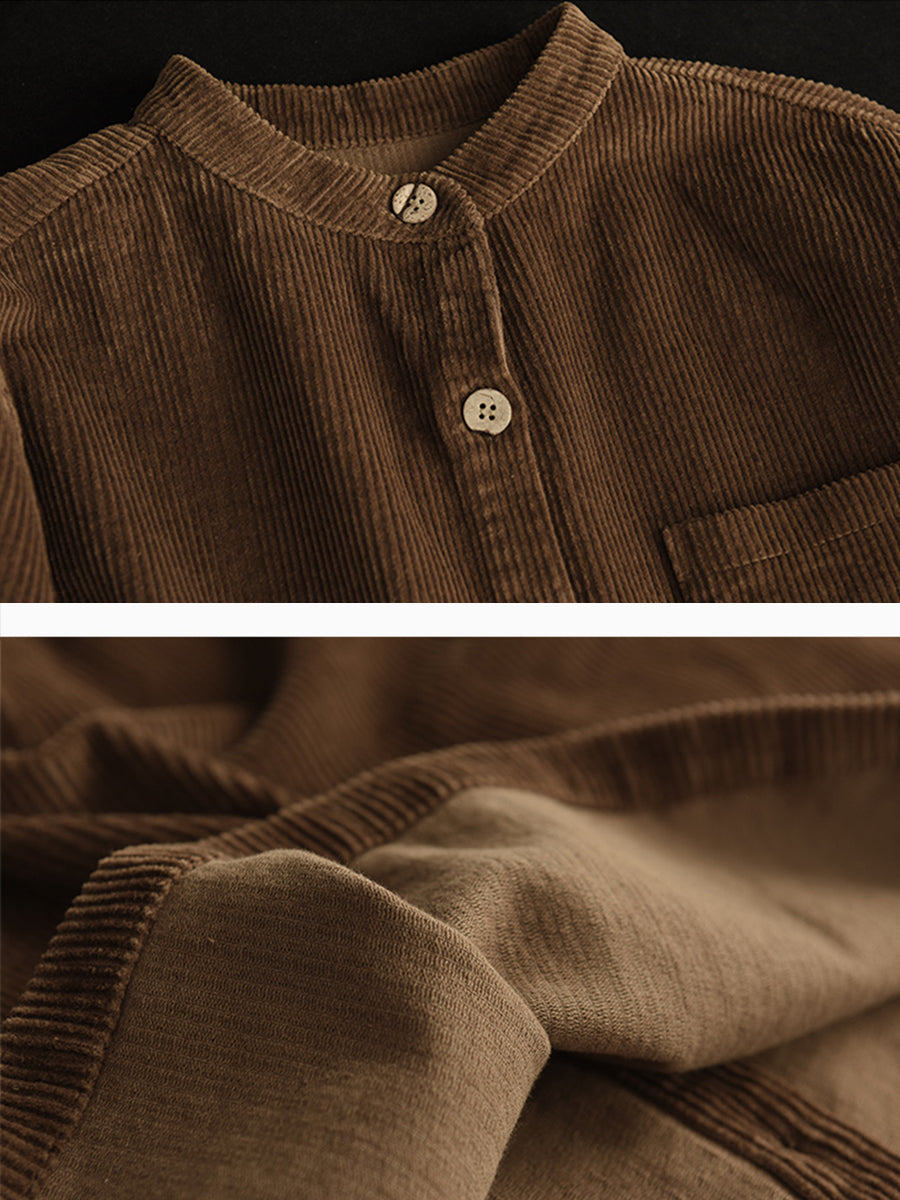 Cotton Corduroy Coat Av1045