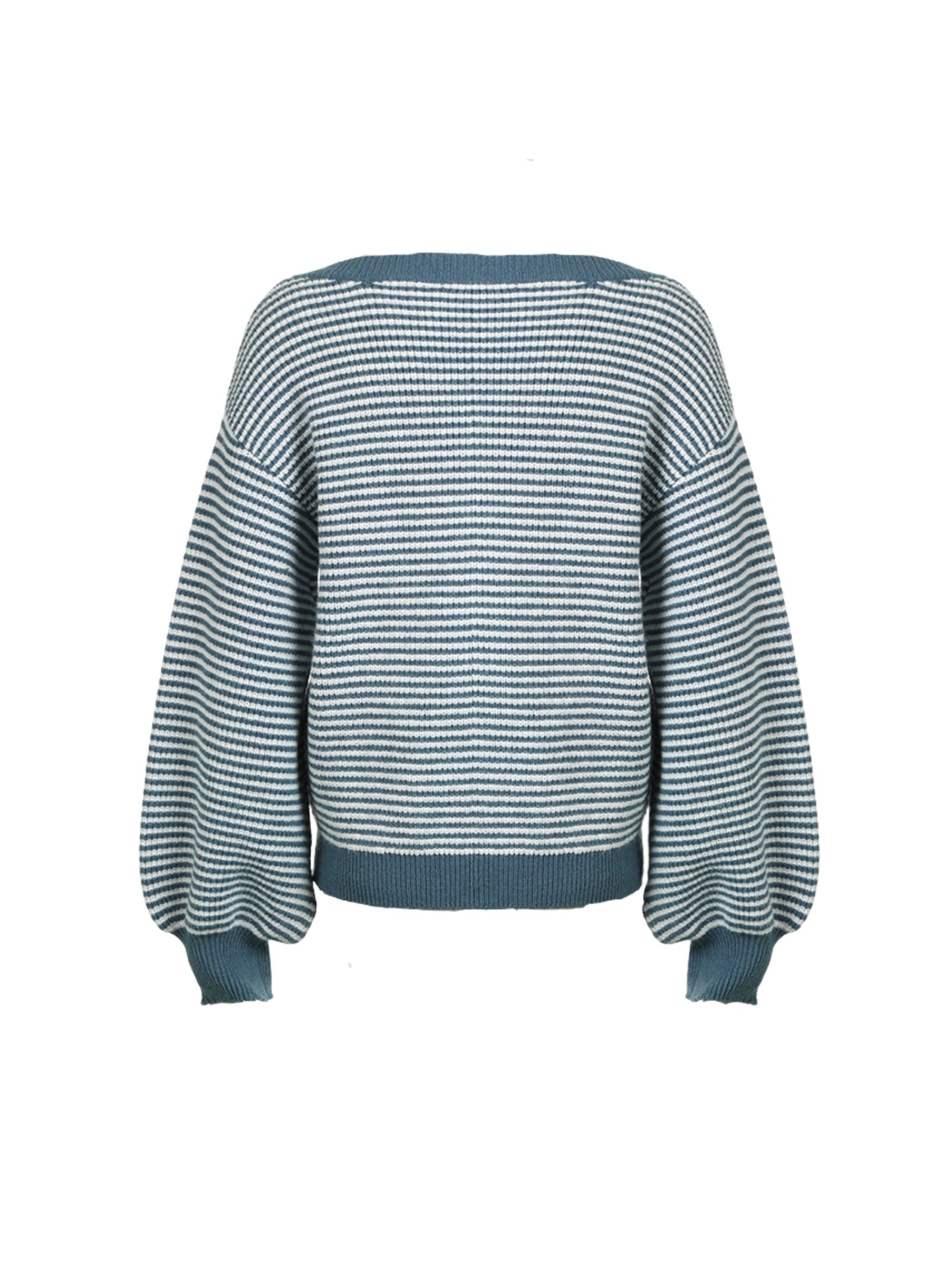 Nura Striped Off-shoulder Sweater