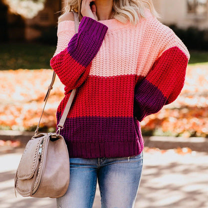 Off Shoulder Long Sleeve Sweater