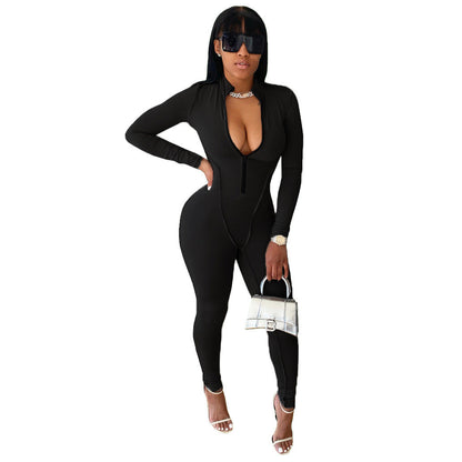 Clothing Jumpsuit Sweatpants Running Suit Pajamas Long Sleeve Autumn Winter