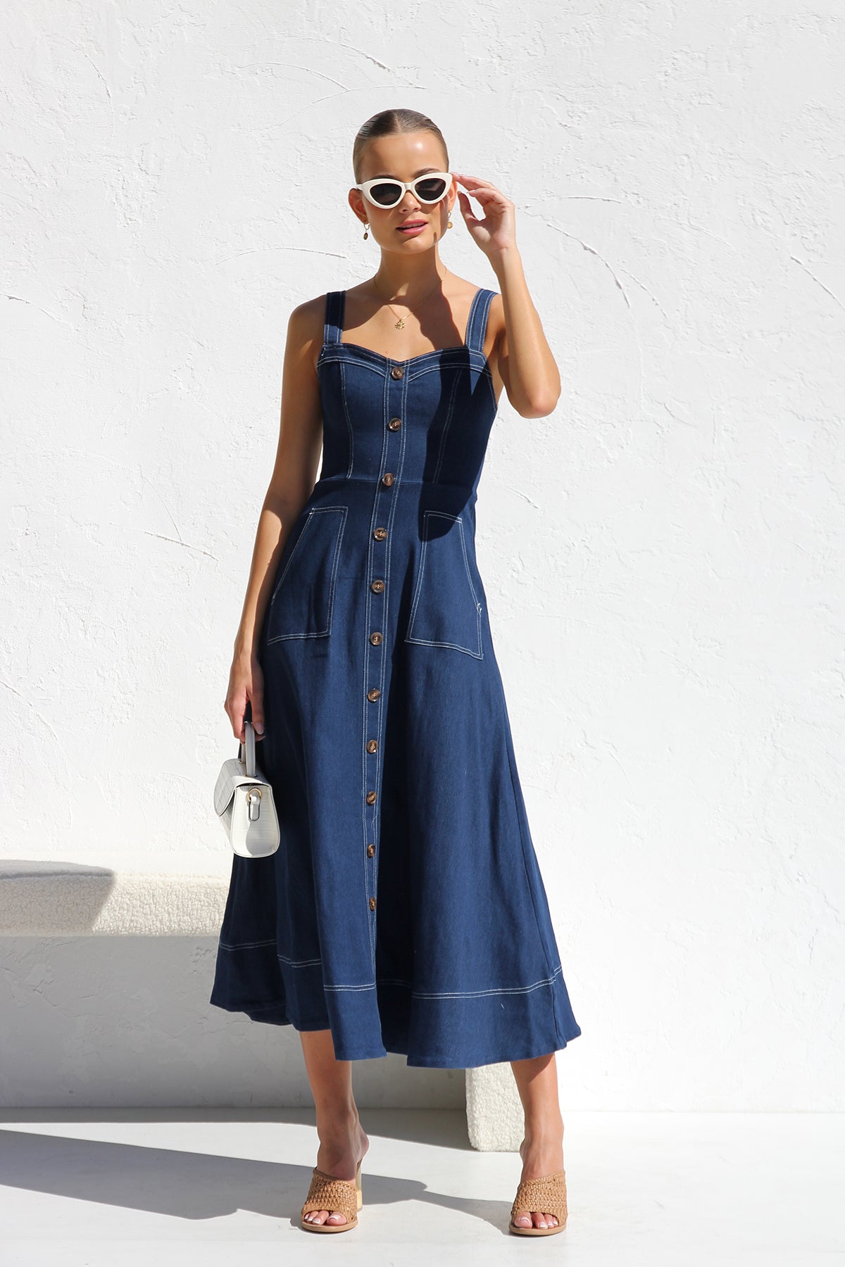 Danielle Dress Indigo Denim