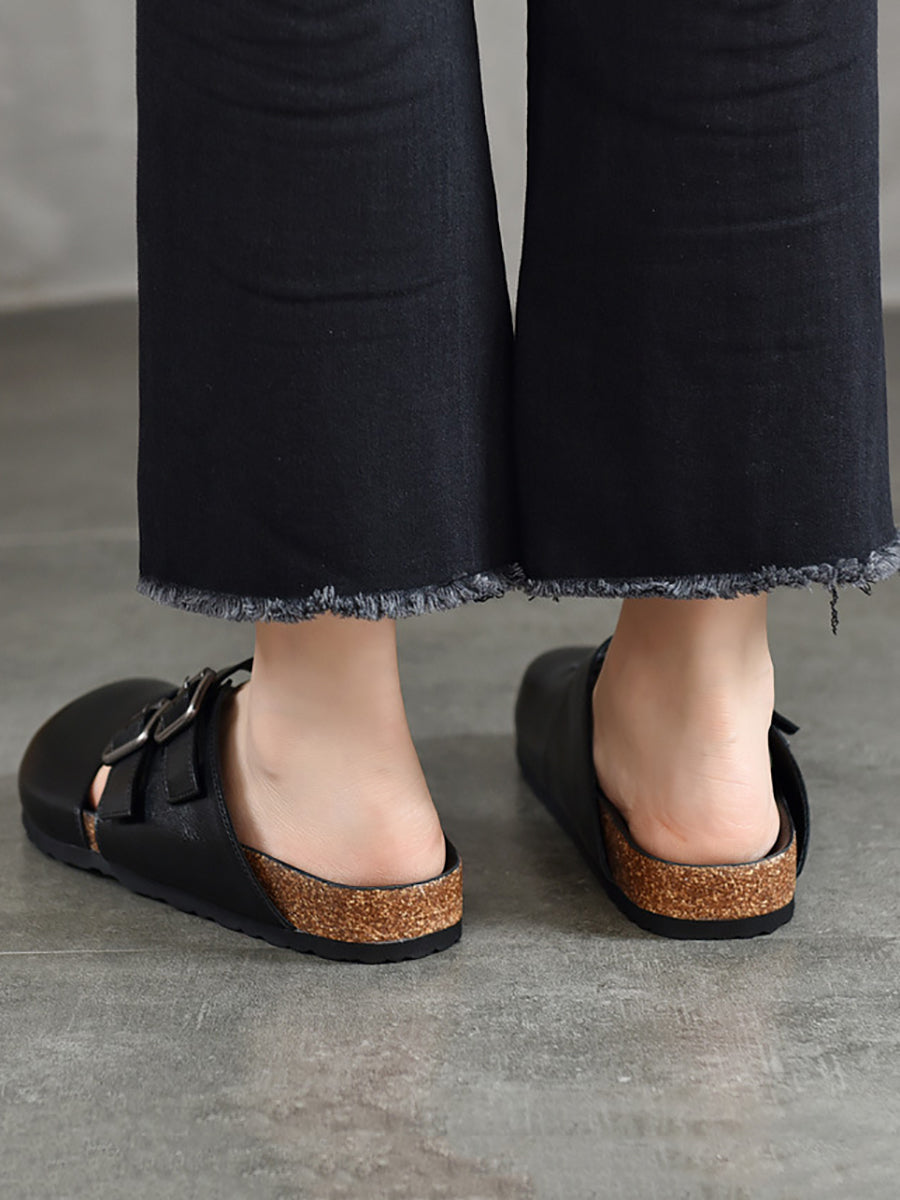 Summer Leather Flat Birkenstock Slippers Ui1024