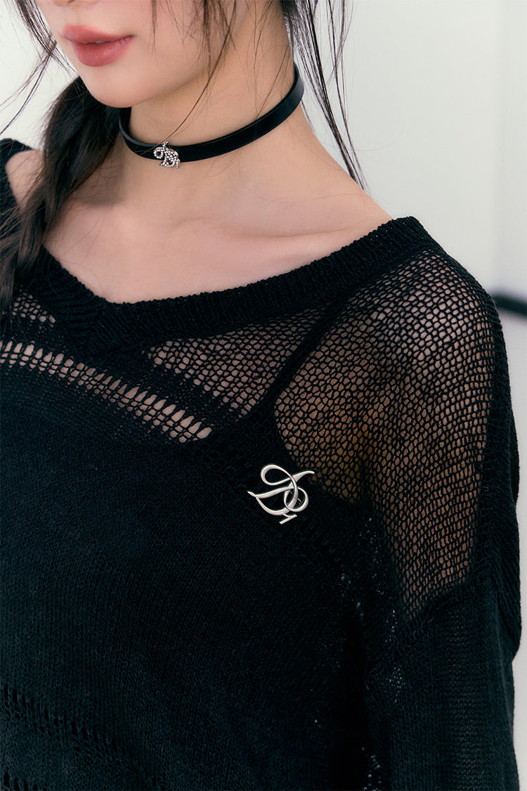 Airy Breeze V-neck Sweater