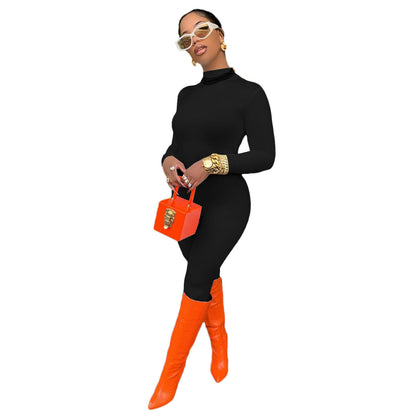 Autumn Winter Color Jumpsuit