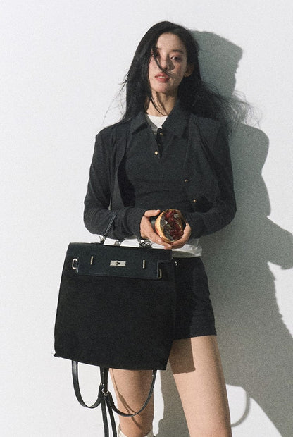 Minimalist Cropped Cardigan/vest/short