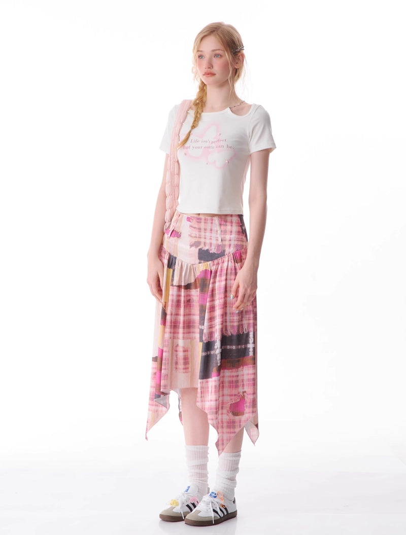 Butterfly Quote Pearl T-shirt