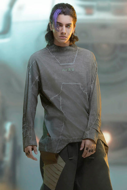 Tactical Paneled Long Sleeve T-shirt