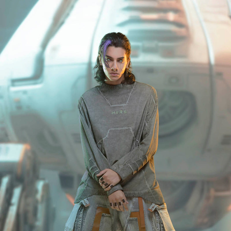 Tactical Paneled Long Sleeve T-shirt