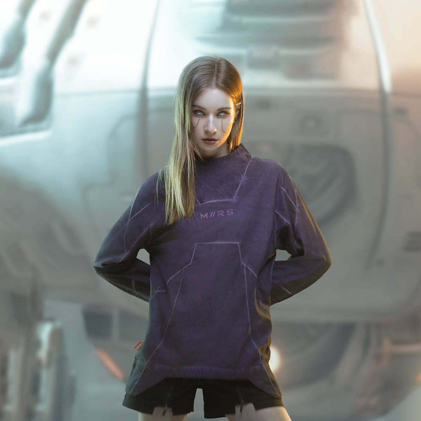 Tactical Paneled Long Sleeve T-shirt