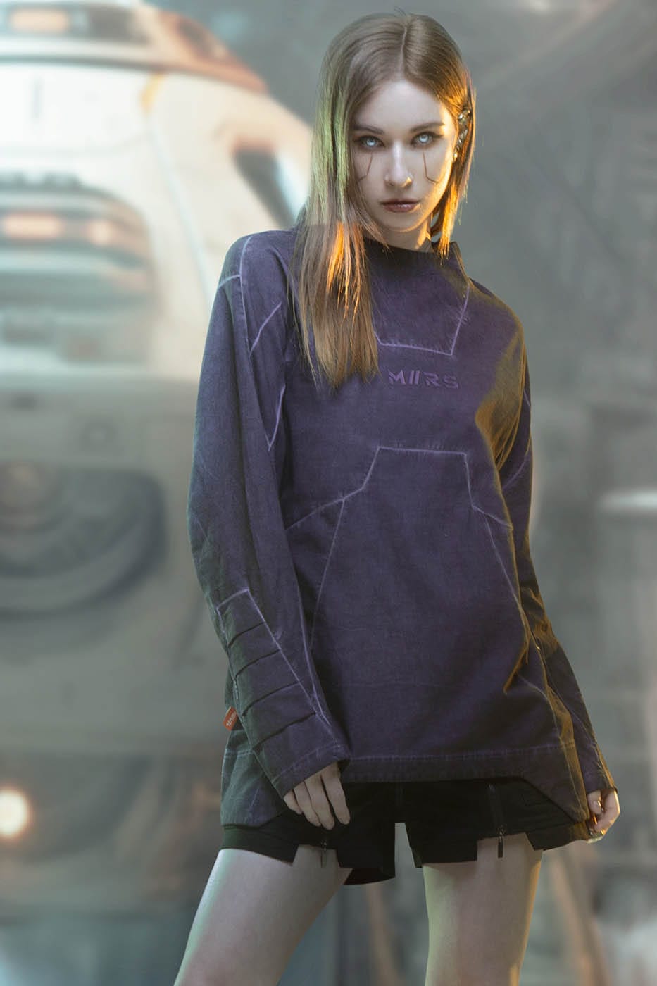 Tactical Paneled Long Sleeve T-shirt
