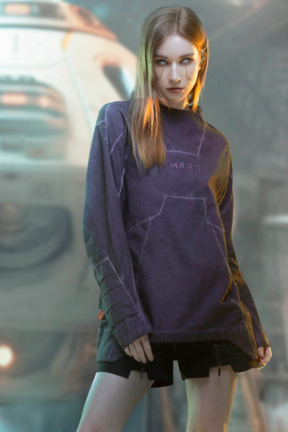 Tactical Paneled Long Sleeve T-shirt