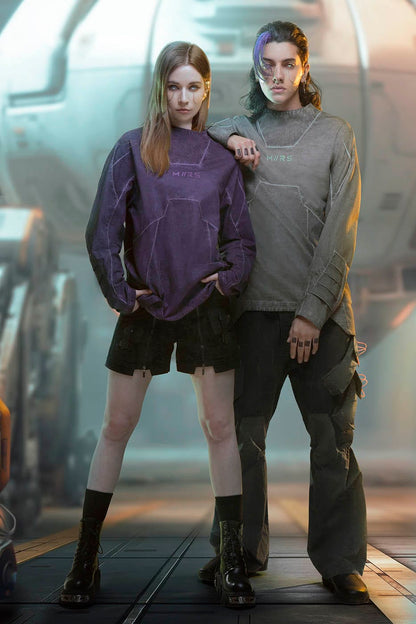 Tactical Paneled Long Sleeve T-shirt