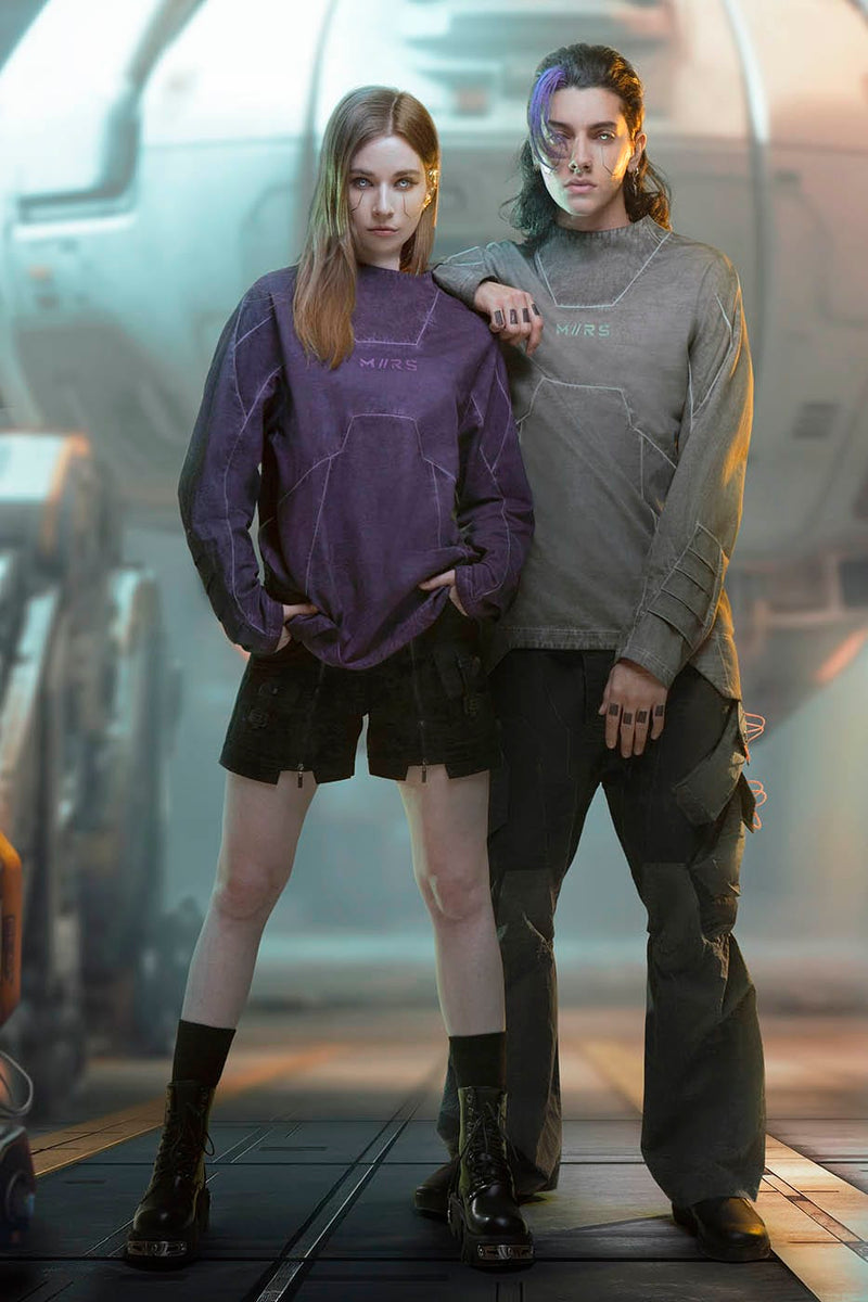 Tactical Paneled Long Sleeve T-shirt
