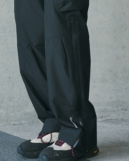 Utility Pleated Spliced Cargo Pants