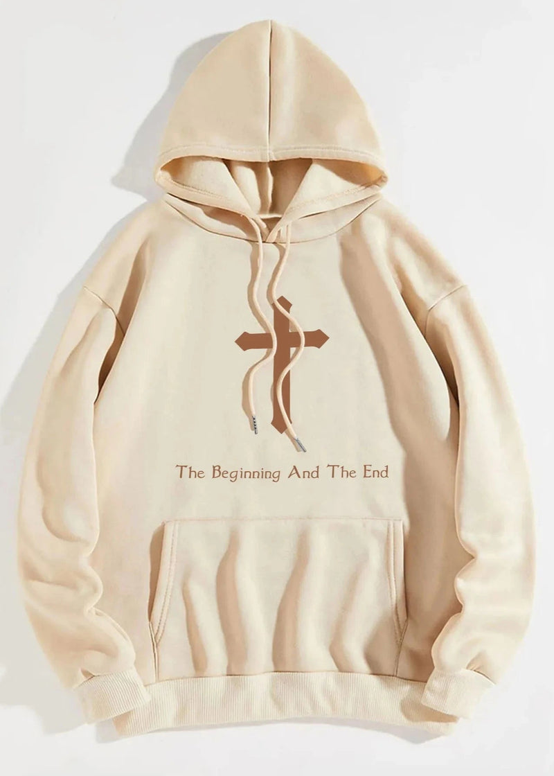 Faith-inspired Hooded Sweatshirt - 