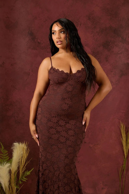 Leah Lace Maxi Dress