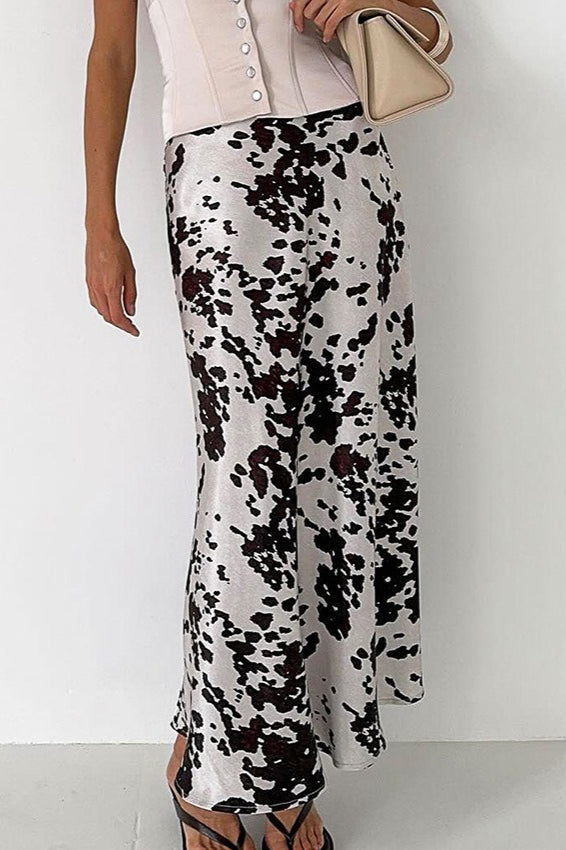 Cow Print Skirt