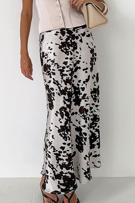 Cow Print Skirt