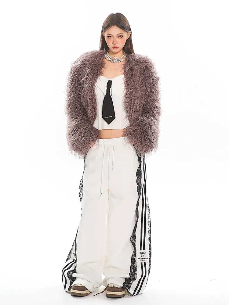 Shaggy Faux Fur Coat