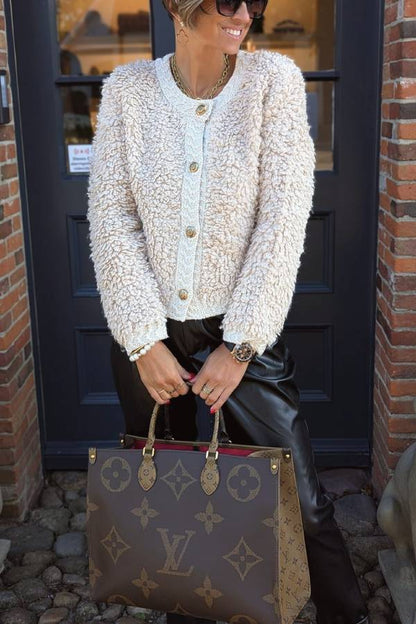 Button Knit Cardigan