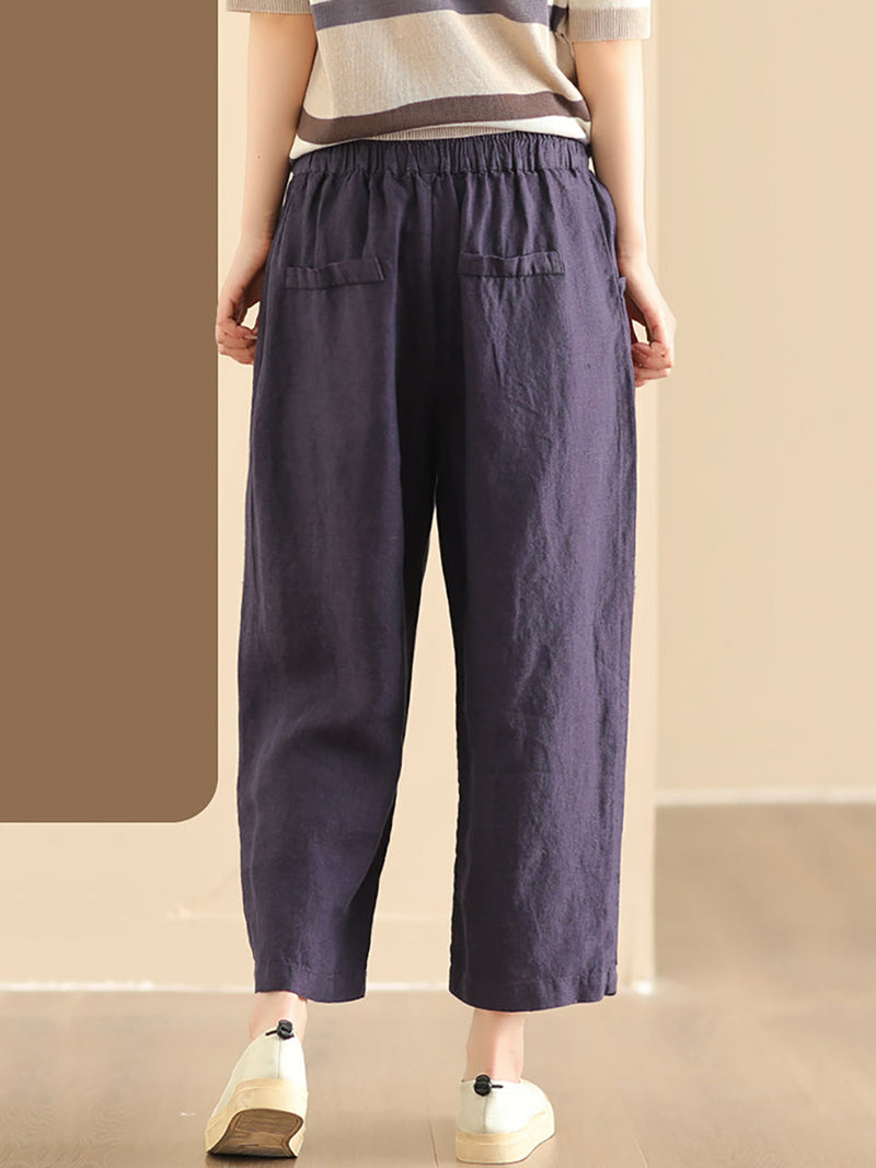 Summer Linen Wide-leg Pants Aa1017
