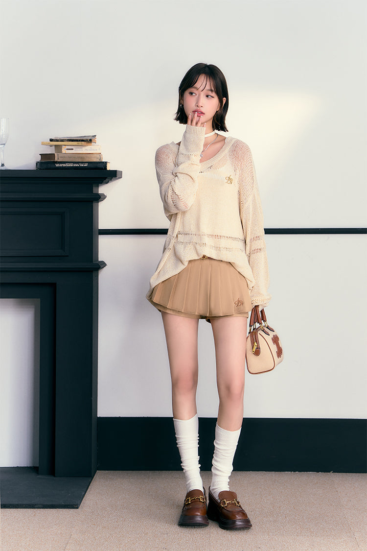 Airy Breeze V-neck Sweater