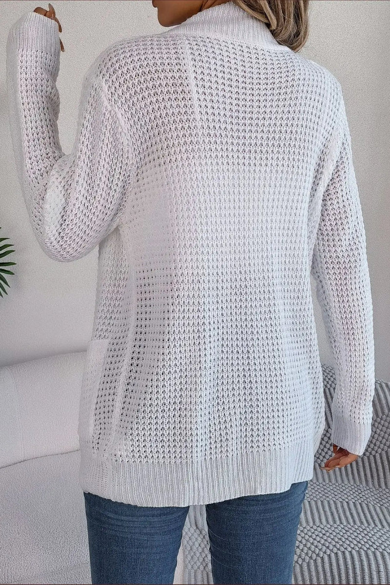 Loose Knit Pocket Cardigan