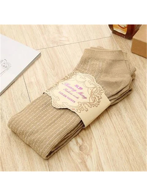 Autumn Winter ’s Skinny Slim Stretch Knitted Leggings High Waist Ribbed Warm Pants Trousers 2025fashion