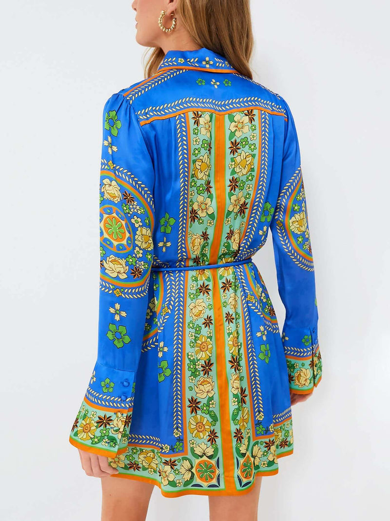 Exquisite and Mosaic Tile Mini Dress