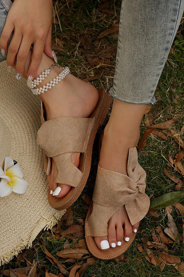 Bow Soft Bottom Beach Sandals