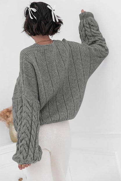 Chunky Knit Cable Sweater