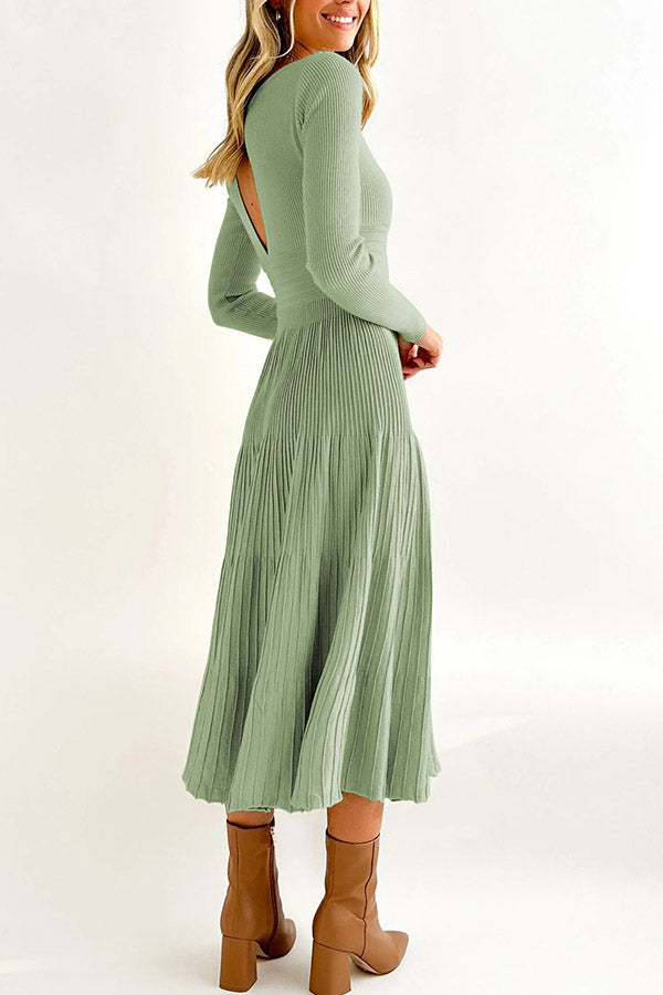 Irregular Color Wool Knit Skirt Knitted Skirt