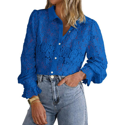 Camelia - Romantic Love Story Soft Sleeve Blouse