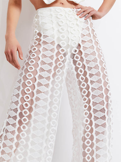 Beaded Swimsuit and Pants
