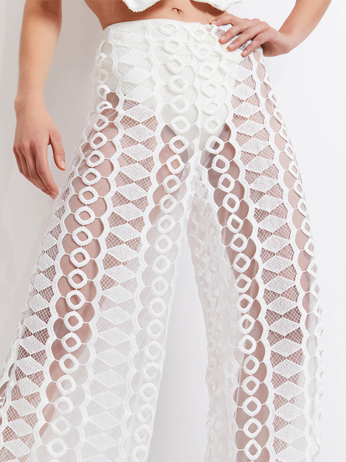 Beaded Swimsuit and Pants