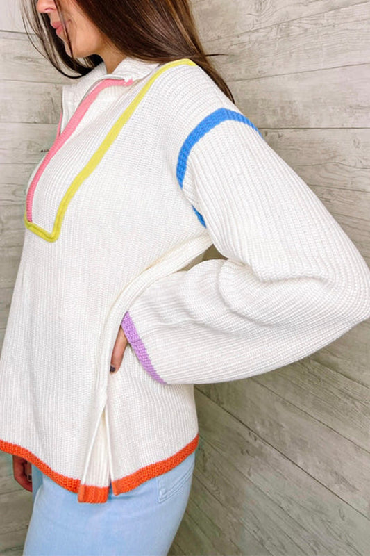 Ginny Quarter Zip Sweater