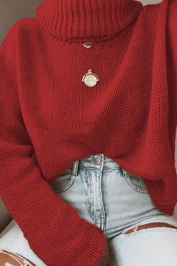 Turtleneck Pullover Sweater