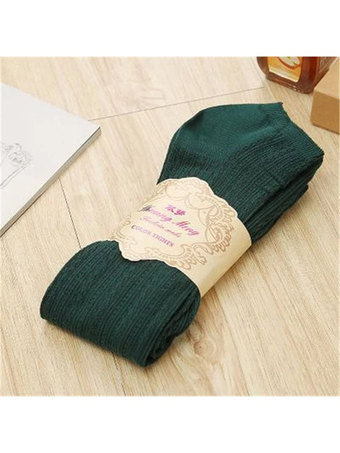 Autumn Winter ’s Skinny Slim Stretch Knitted Leggings High Waist Ribbed Warm Pants Trousers 2025fashion