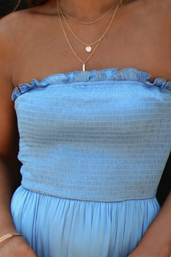 Sameera Smocked Tiered Maxi Dress