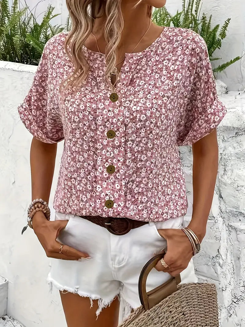 Sophia | Summer Print Blouse