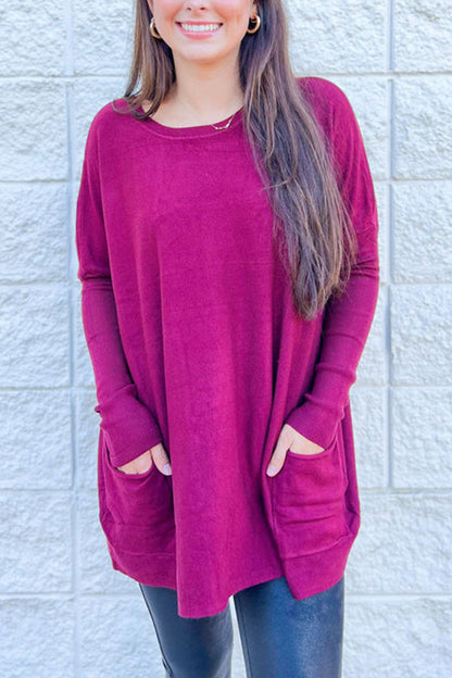 Boyfriend Pocket Sweater