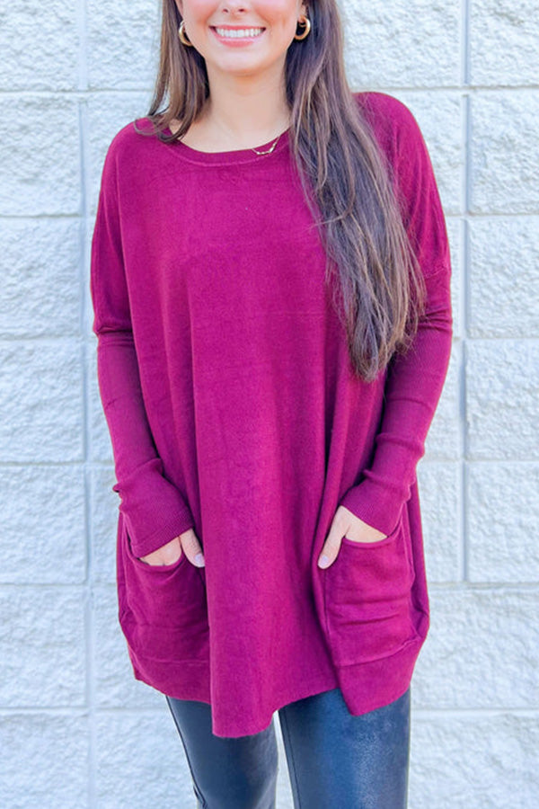 Boyfriend Pocket Sweater