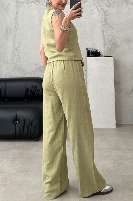 Work Vest and Trousers Two-piece Set