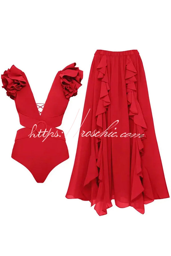 Triumph Pleated Elastic Waist Skirt