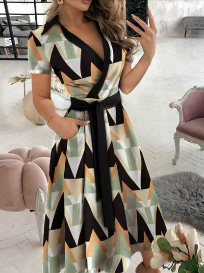 Wrap Midi Dress